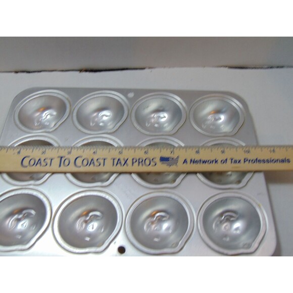 1994 Wilton Petite Jack O'Lantern Mold #2105-8462 Aluminum Pan Cake/Gelatin/Trea - Picture 6 of 7